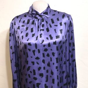 NORDSTROM Town Square Size:18 High Neck Blouse